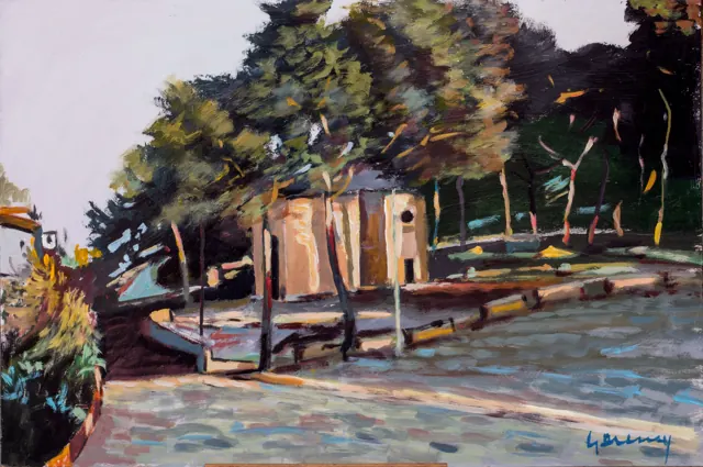 Aldo Geremicca, Piazzale con alberi