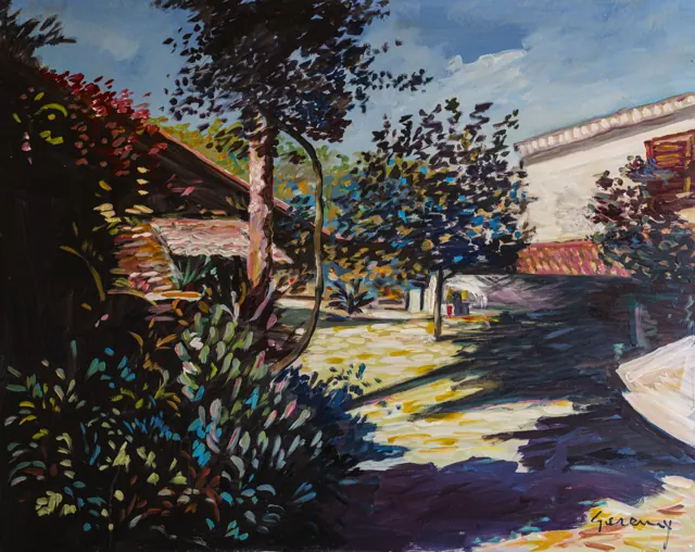 Aldo Geremicca, Cortile in ombra